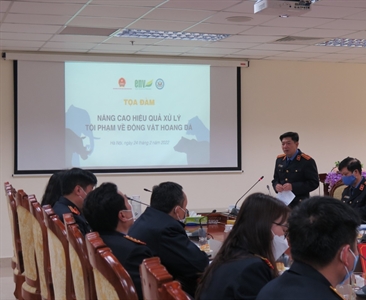 Tọa đàm “Nâng cao hiệu quả xử lý tội phạm về động vật hoang dã” giữa Viện...